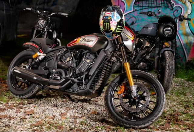 Indian scout rogue độ bởi hardnine choppers - 1