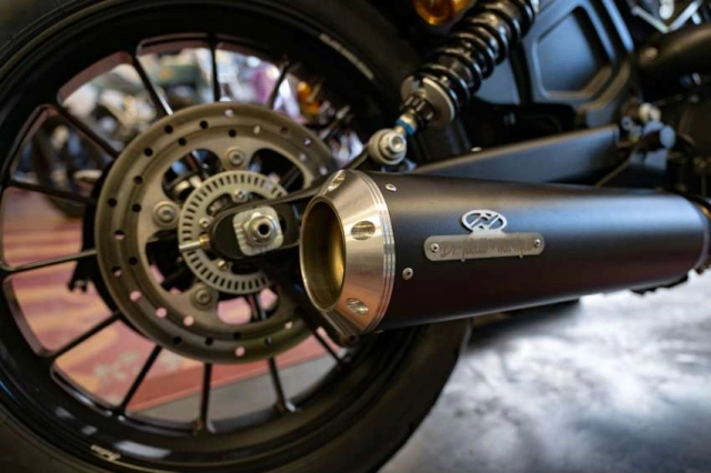 Indian scout rogue độ bởi hardnine choppers - 12