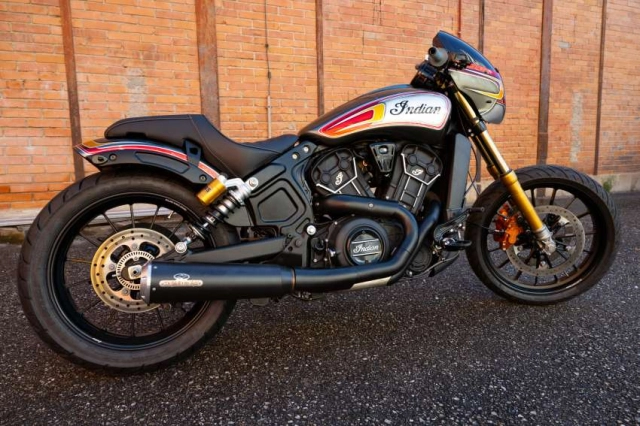 Indian scout rogue độ bởi hardnine choppers - 16