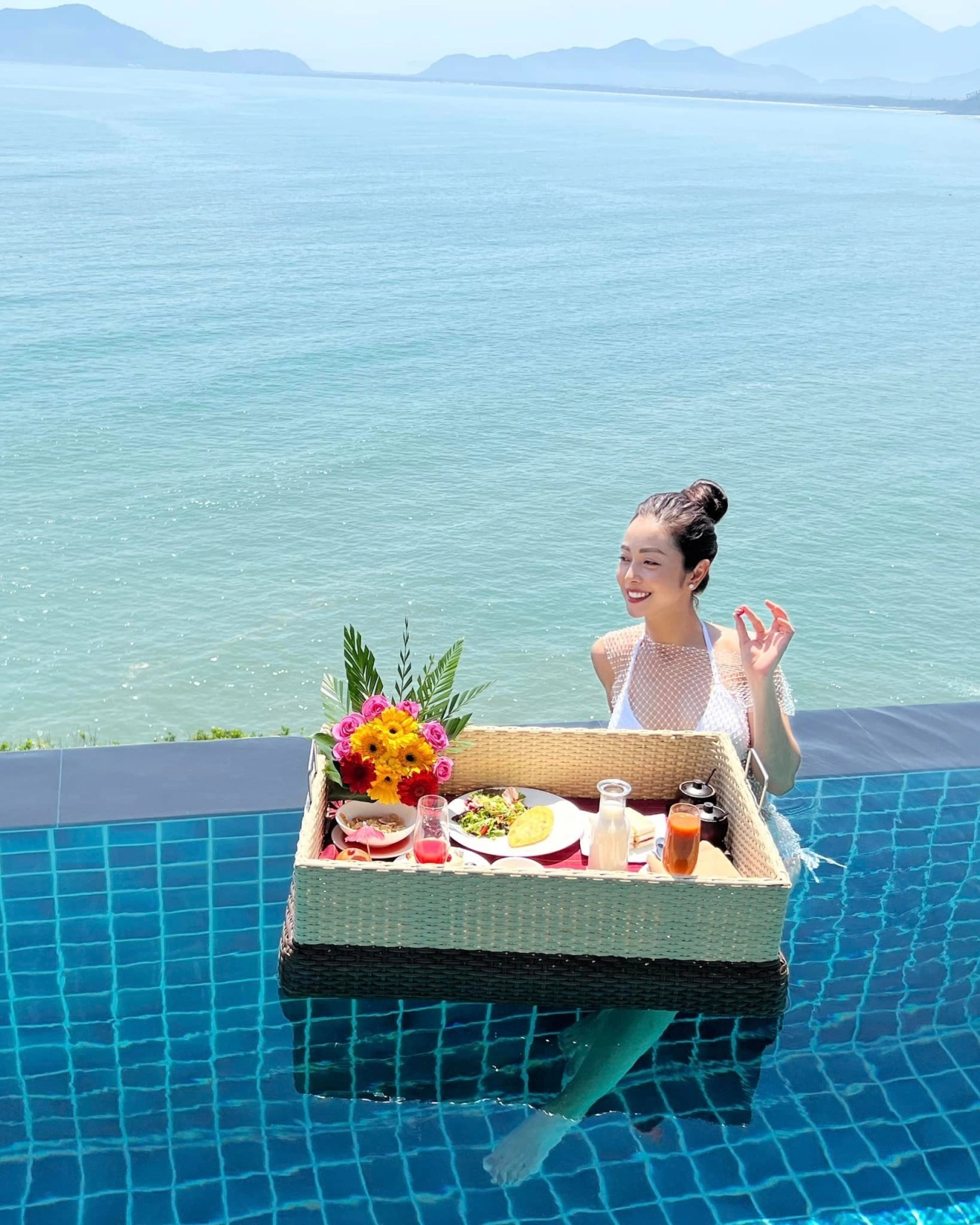 Jennifer phạm đi biển diện tấm lưới giống ngọc trinh nhưng fan lại hết lời khen ngợi - 3