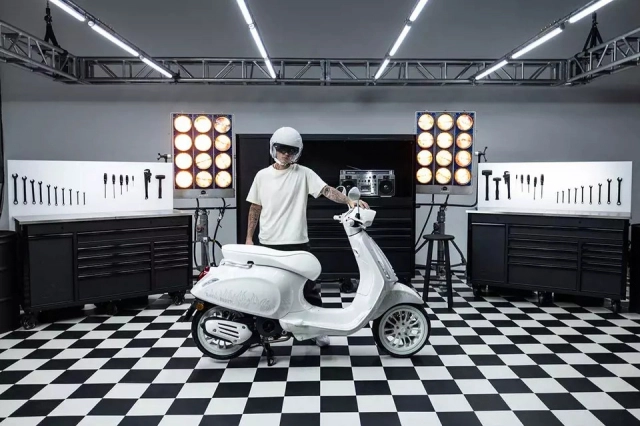 Justin bieber x vespa - cực phẩm vừa lộ diện làm mất màu vespa 946 dior - 3