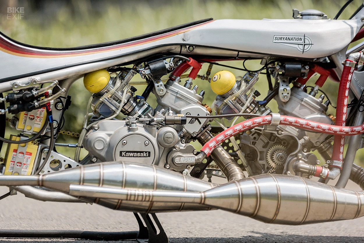 Kawasaki độ dragbike ấn tượng với tên gọi t 22 synthesis - 6
