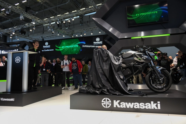 Kawasaki ev prototype lộ diện tại sự kiện intermot 2022 - 3