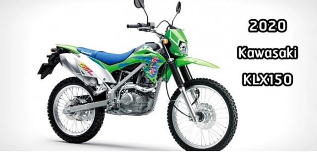 Kawasaki klx150 2020 mới ra mắt lấy chủ đề retro thập niên 80 - 3