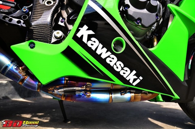 Kawasaki ninja zx-10r độ đẹp mê hồn với loạt trang bị đường đua - 14
