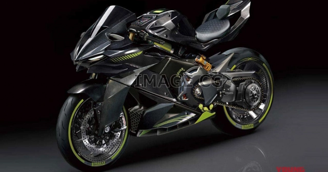 Kawasaki tiết lộ hình ảnh của mẫu mô tô điện mới - 1
