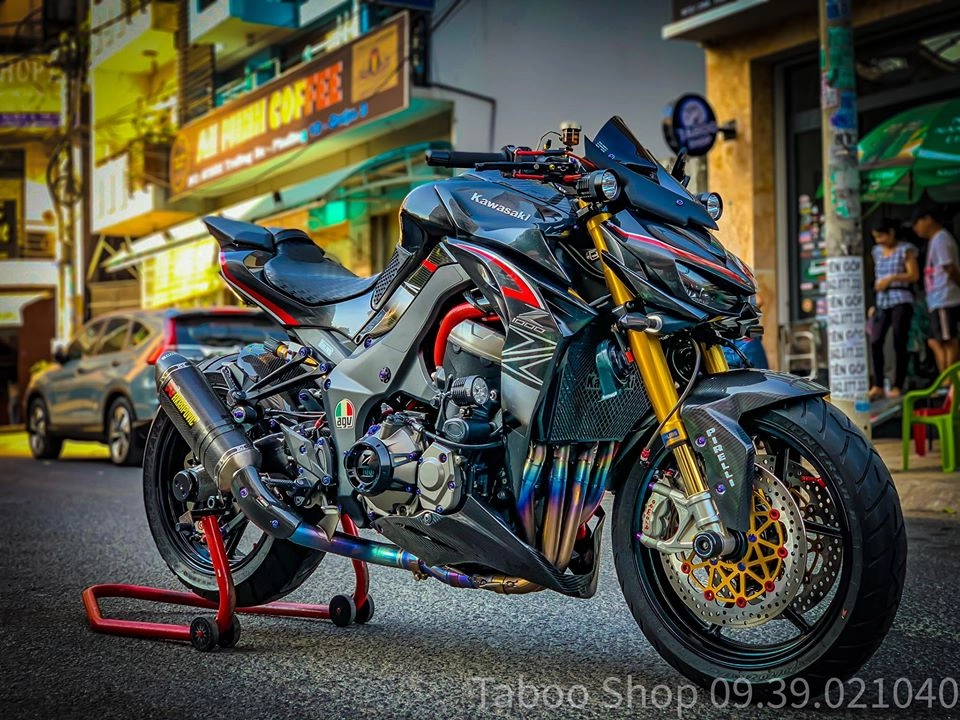 Kawasaki z1000 độ hết bài với dàn trang bị đắt đỏ của biker việt - 21