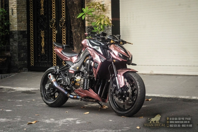 Kawasaki z1000 nâng cấp khác biệt đến từ tuan decal - 1