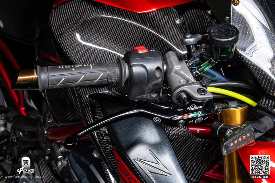 Kawasaki z900 độ tối ưu trong diện mạo đỏ nổi bật - 3