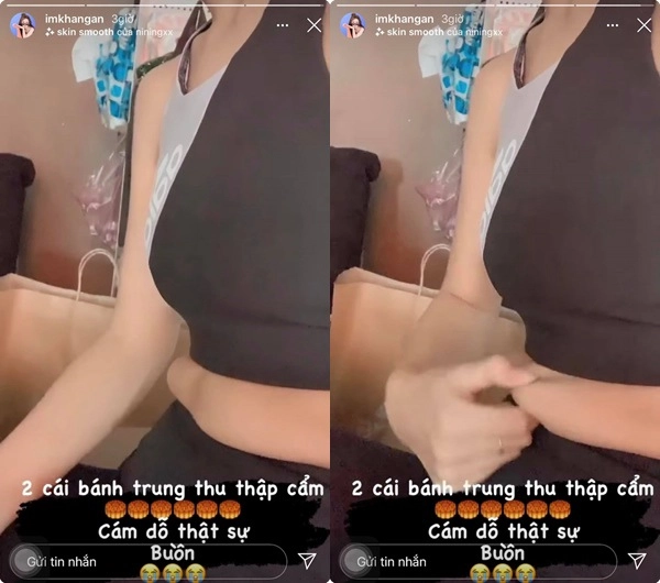 Khả ngân oanh tạc một lúc 2 chiếc bánh trung thu còn đâu danh hiệu mỹ nhân bụng múi - 1