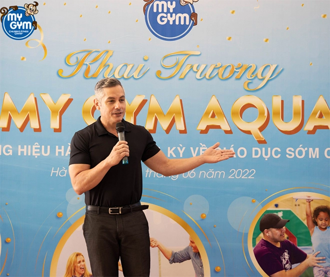 Khai trương trung tâm giáo dục thể chất cho trẻ em bản quyền hoa kỳ - my gym aqua - 4