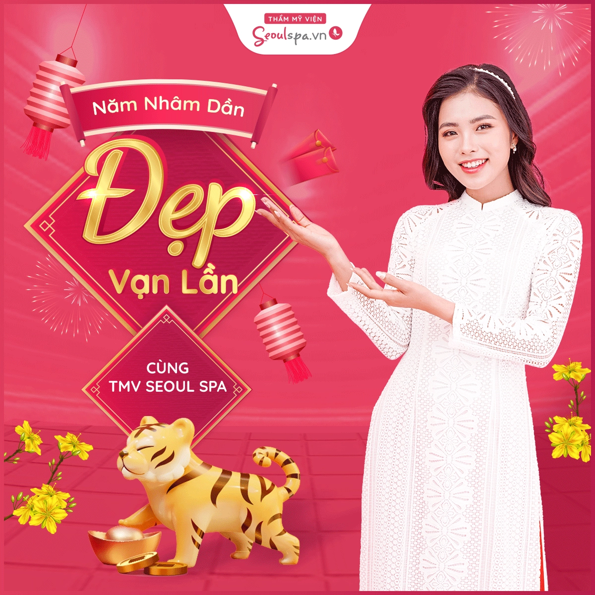 Khai xuân làm đẹp đón lộc vàng 24k tại thẩm mỹ viện seoul spa - 2