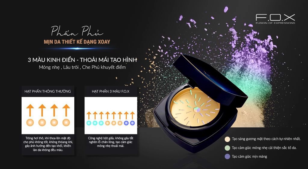 Khám phá làn da rạng rỡ ánh ngọc trai cùng phấn phủ fox cosmetics - 4