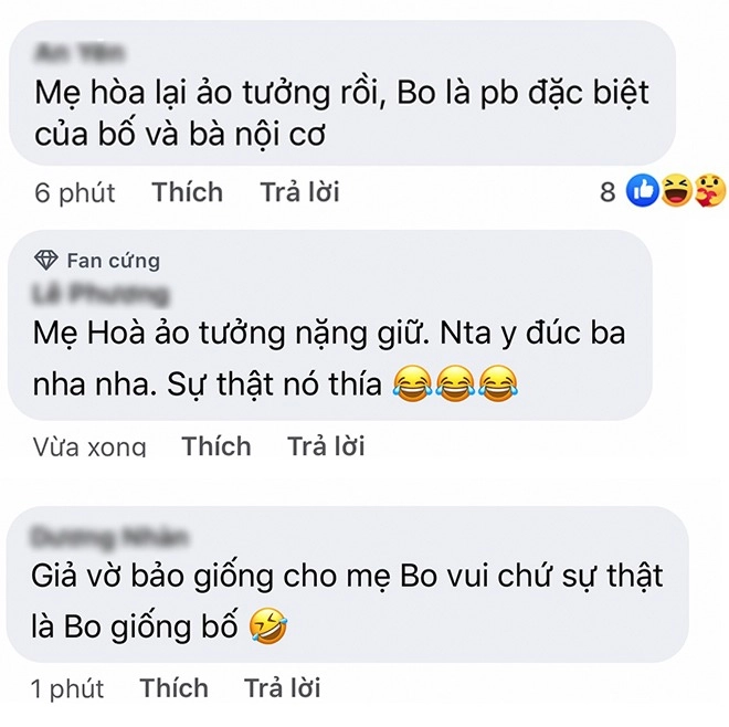 Khoe con trai giống mẹ như 2 giọt nước hoà minzy liền nhận phản bác dồn dập - 4