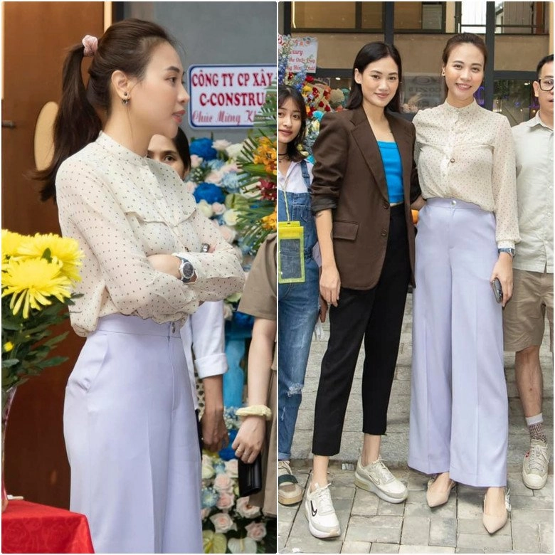 Không chấp nhận là bình phong đàm thu trang ra công trường bỏ cao gót mũ bảo hộ giản dị vest chuẩn mực - 7