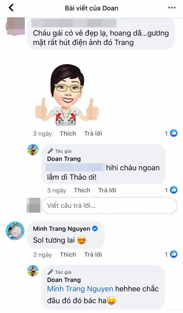 Không chỉ học giỏi nhan sắc cháu gái của đoan trang còn được khen ngợi hết lời - 6