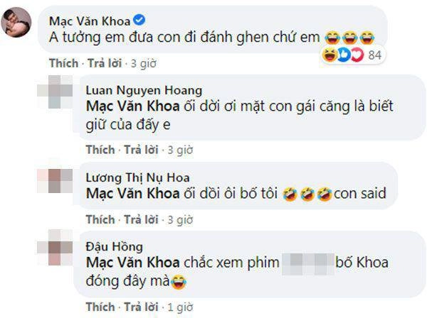 Không còn chưng bộ mặt đi đánh ghen con gái mạc văn khoa cười tươi hết cỡ với bố mẹ - 7