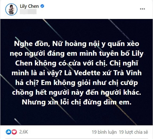 Không hẹn mà gặp lily chen và ngọc trinh đụng nhau nguyên cây xà neo - 1