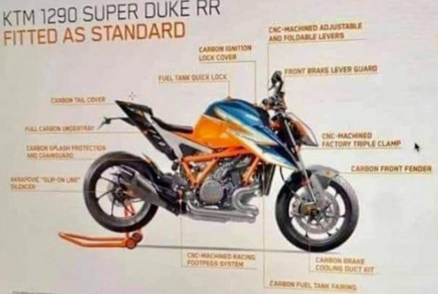 Ktm 1290 super duke rr 2021 được giới thiệu bảng thiết kế - 3