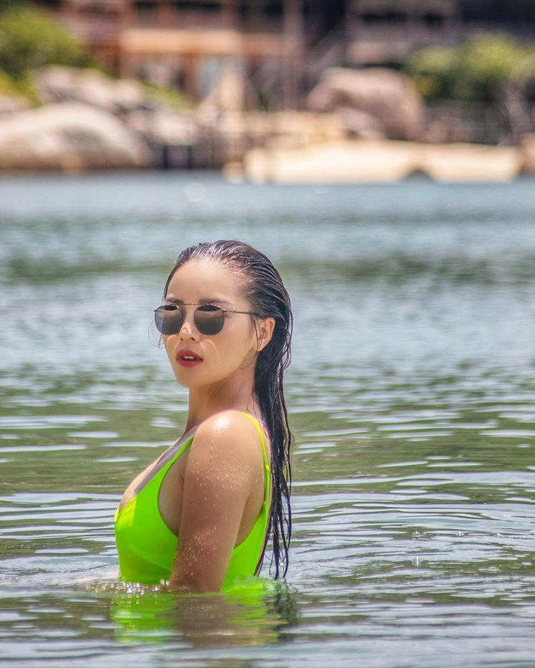 Kỳ duyên diện bikini khoe dáng đẹp như tạc nhưng chú ý hơn là làn da mất mác hoa hậu - 5