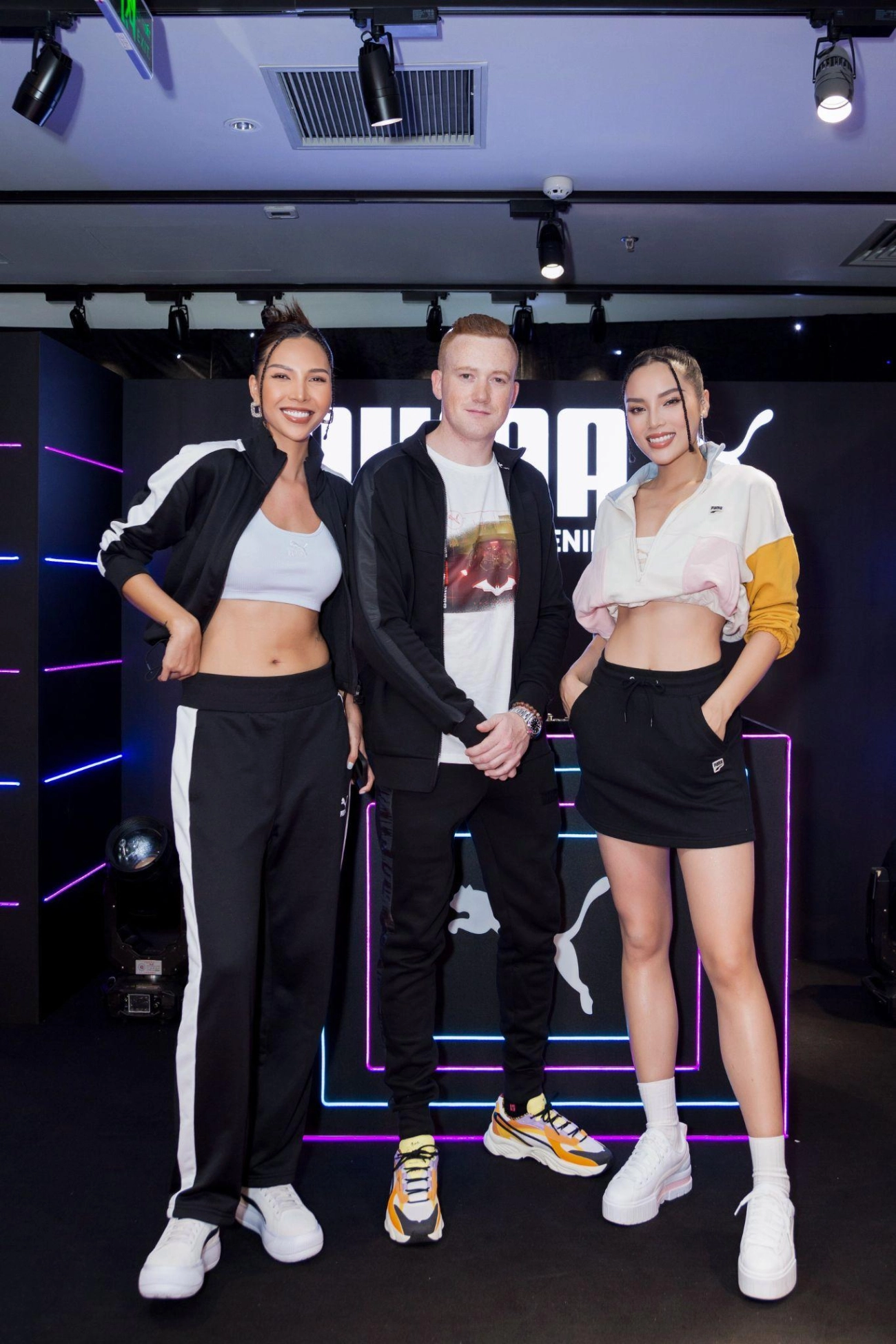 Kỳ duyên minh triệu cùng tyhd thùy dương lên đồ công phá sàn catwalk của puma vincom đồng khởi - 7