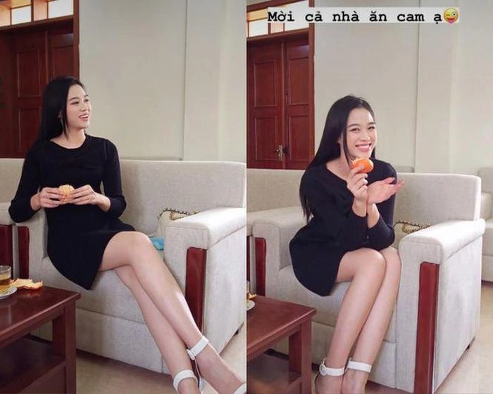 Là hoa hậu đỗ thị hà về quê đón tết vẫn không quên ăn kiêng giữ dáng - 2