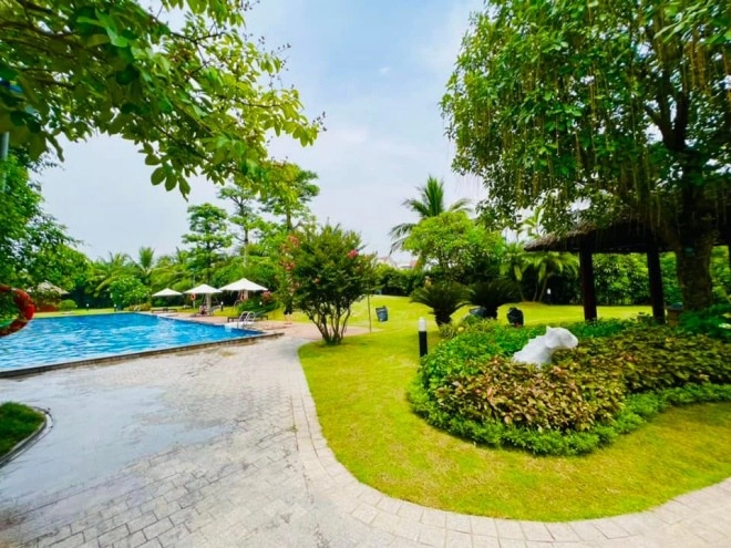 Lã thanh huyền khoe biệt thự khu nhà giàu bể bơi rộng như resort nhà riêng còn choáng hơn - 5