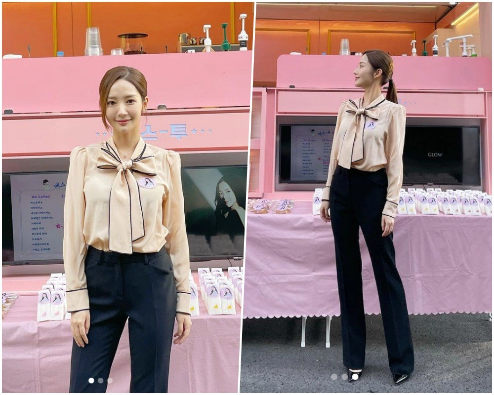 Lại đóng nữ thần công sở nhưngthư kí kim chẳng còn diện váy chỉ chăm mặc món kéo chân này - 4