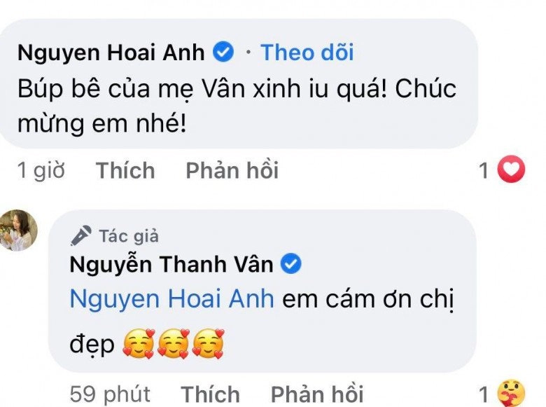 Làm mẹ sau 13 năm tuổi u40 vân hugo khoe con gái búp bê lã thanh huyền btv hoài anh nức nở - 3