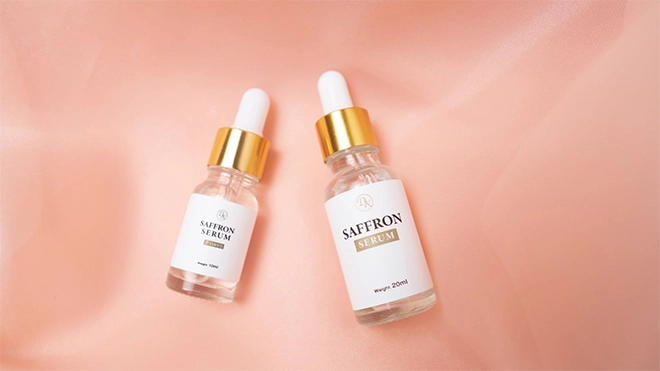 Làm mờ nám sạm cấp tốc với bộ đôi dakami saffron serum - 1