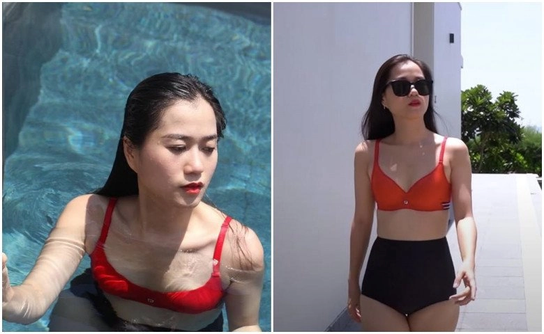 Lâm vỹ dạ gia nhập đường đua bikini vóc dáng giờ nảy lửa không thua hội chị em cùng tuổi - 2