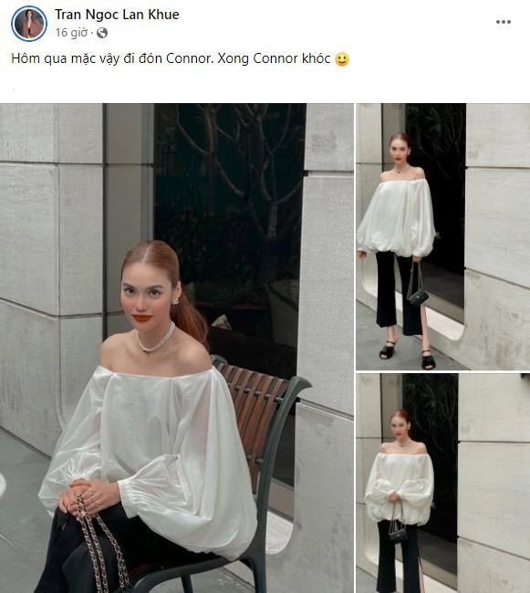 Lan khuê đến trường đón con tan học nhưng bé khóc ầm vì bộ quần áo của mẹ - 3