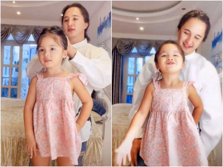 Lấy trai đẹp kazakhstan mẹ việt có con xinh như búp bê cảnh chồng chăm con hút triệu người xem - 1