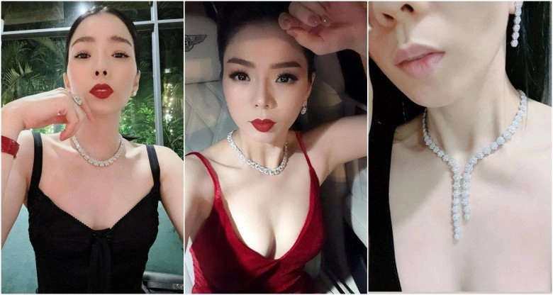 Lệ quyên-phạm hương xứng danh hồng nhan bạc tỷ khoe nhan sắc là phụ khoe nhẫn kim cương là chính - 5