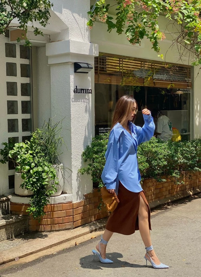 lên đồ sành điệu với đủ style mấy ai biết chị em yến trang-yến nhi chỉ mặc toàn sơ mi nam - 6