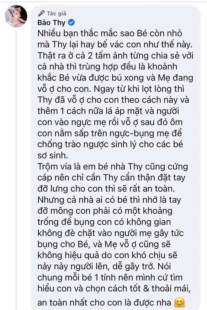 Liên tục bế vác con trai mới sinh với ông xã đại gia bảo thy nhận vô số thắc mắc - 5