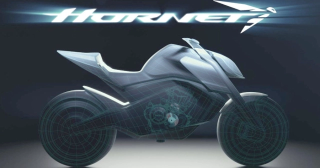 Lộ diện ảnh render của honda hornet hoàn toàn mới - 3