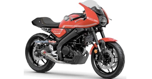 Lộ diện ảnh render yamaha xsr155 cafe racer hoàn toàn mới - 2