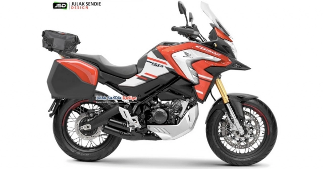 Lộ diện hình ảnh render honda cb150x sport adventure touring - 2