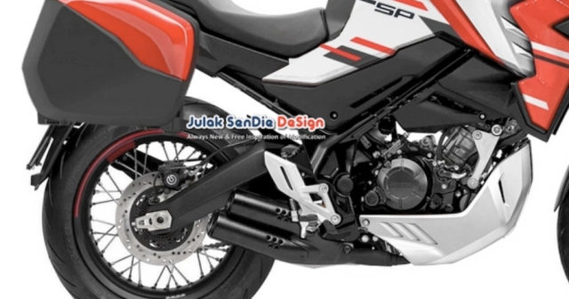 Lộ diện hình ảnh render honda cb150x sport adventure touring - 3