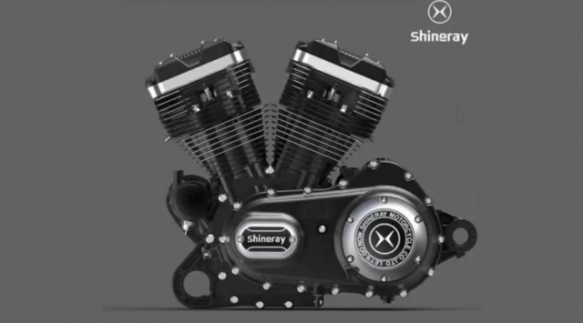 Lộ tin thương hiệu trung quốc shineray nhái động cơ harley-davidson evolution v-twin - 1