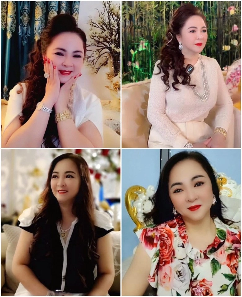 Lột hết vòng vàng bà phương hằng livestream diện váy ngủ xuyên thấu xẻ sâu gợi cảm - 7