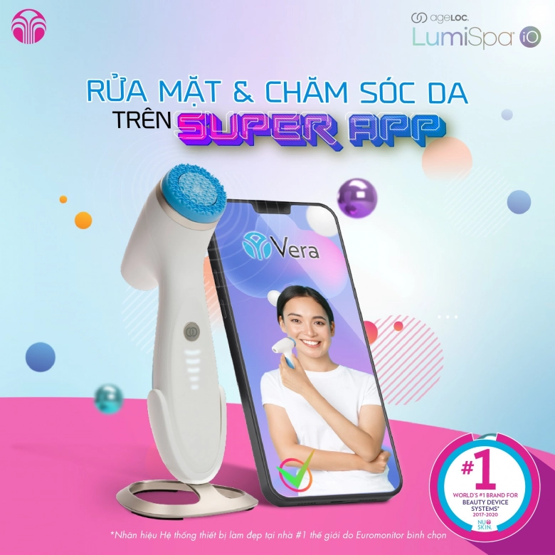 Lumispa io tích hợp ai cá nhân hóa rửa mặt và chăm sóc da chuyên sâu - 1