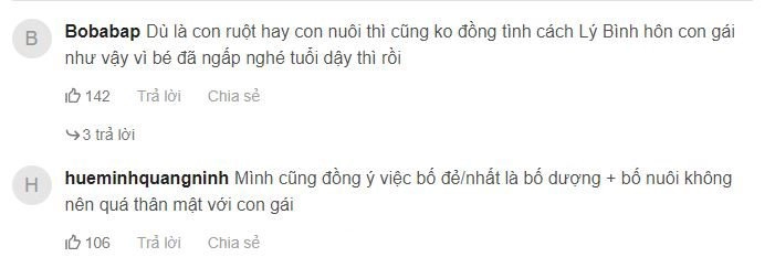 Lý bình bị chỉ trích vì hôn con gái riêng phương trinh đời thực còn nhiều hành động tình cảm khác - 6