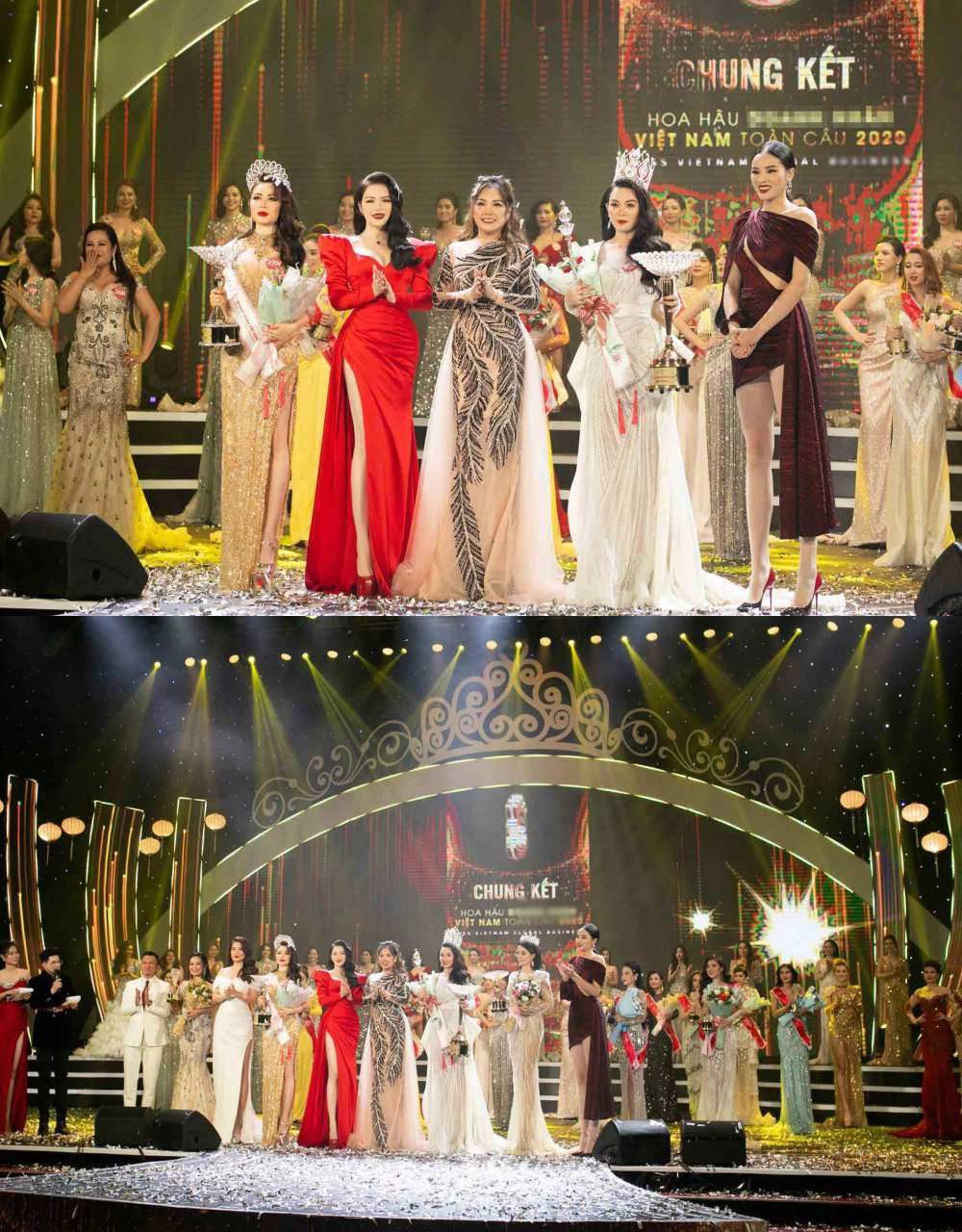 Lý nhã kỳ diện đầm quét đất khoe khuôn ngực phồn thực đẹp lấn át dàn thí sinh hoa hậu - 3