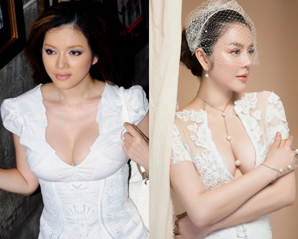 Lý nhã kỳ diện đầm quét đất khoe khuôn ngực phồn thực đẹp lấn át dàn thí sinh hoa hậu - 8