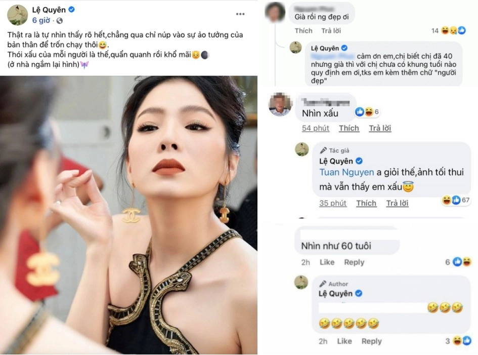 Mặc ai chê già xấu lệ quyên vẫn lẳng lặng squat cả xấp tạ xem kĩ thuật còn choáng hơn - 1