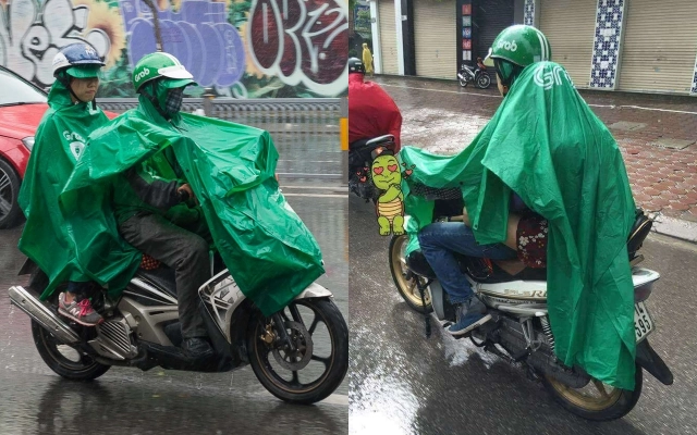 Mặc áo mưa sai cách dễ gặp tai nạn như chơi - 1