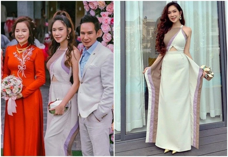 Mặc khéo như vợ lý hải đi ăn cưới vẫn bị soi lỗi khi nổi hơn cô dâu lúc thì sai dresscode - 13