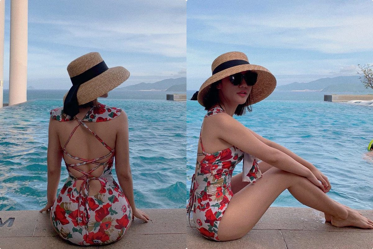 Mặc kín hẳn sau scandal clip nhạy cảm văn mai hương hiếm hoi diện bikini khoe body nuột - 6